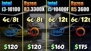 i3-10100 vs. Ryzen 3 3300X vs. i5-10400F vs. Ryzen 5 3600 | Best Cheap CPU for Gaming 2020?