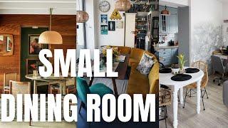 Small Dining Room Decor Ideas. Smart Designs for a Small Dining Room or Area.