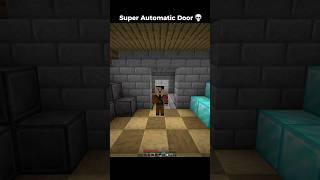 Minecraft: Super Automatic Door  #shorts #minecraft #minecraftmemes