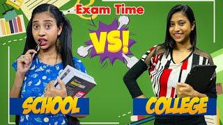 Exam Time School Days️Vs College Days  || #funny #bengalicomedy #exam #bongposto #school