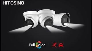 Full Color Acusense Network Camera With human&vehicle-triggered alarms