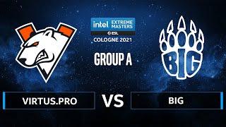 CS:GO - BIG vs Virtus.pro [Inferno] Map 2 - IEM Cologne 2021 - Group A
