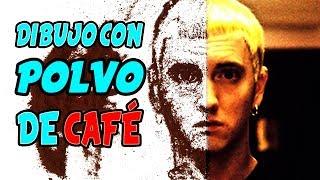 Reto de dibujar con POLVO de CAFÉ *muy difícil*