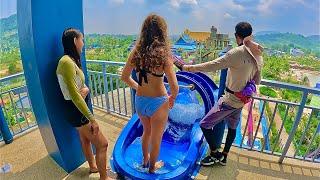 Waterslides at Andamanda Phuket in Thailand