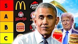 US Presidents Rate FAST FOOD (AI Tier List Compilation)