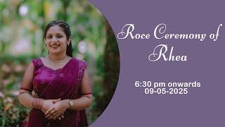 Roce Ceremony of Rhea