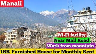 Fully furnished room for monthly rent purpose in Manali near Mall Road, Himachal Pradesh