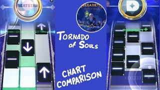 [Beatstar] Tornado of Souls - Megadeth // Chart Comparison (Standard and Deluxe) // HARDEST EXTREME!