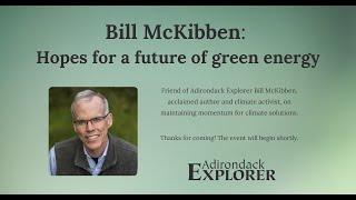 Bill McKibben on hope for the future of renewable energy