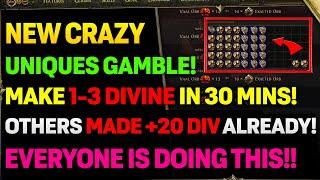 POE 2's MOST POPULAR Currency Making Strategy REVEALED! | Unique Crafting + Gambling!