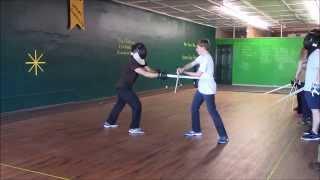 Krumphau Drill; Cut, Thrust, or Slice