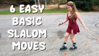 Slalom Inline Skating Basics for Beginners | Learn Fish, Snake, Crisscross & More! 