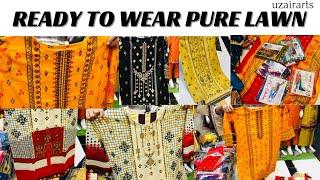 Pure Lawn stuff ️| Ready to wear | #eidcollection #uzairarts #outfit2023 #youtubeshorts #fashion