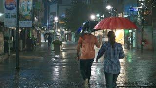 [4K Rain Walk] Heavy Rain in InSaDong, Seoul