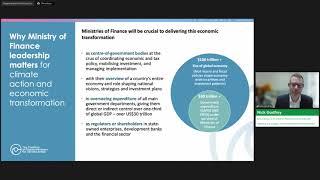 Strengthening the Role of Ministries of Finance: Coalition of Finance Ministers for Climate Action