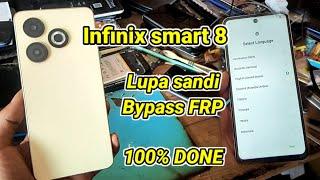 infinix smart 8 lupa sandi/Bypass akun google