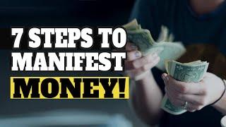 How To Manifest Money Using The Law Of Attraction | Money Manifestation Technique - Works like magic