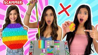 TRADING FIDGETS TOYS WITH MY MOM & SISTER!!THERE'S A SCAMMER!*VERY INTENSE*