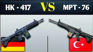 German HK-417 VS Turkish MPT-76 Battle Rifle
