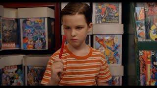 Sheldon went in comic bookstore - Young Sheldon (Full HD)