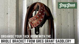 Organise Your Tack Room with the Bridle Bracket from Greg Grant Saddlery