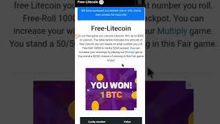 Free Litecoin 2022 | Earn Free LTC No Investment Or Mining #shorts