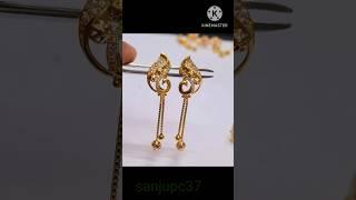 P.C.CHANDRA jewellery#gold earring @sanjupc37exclusive collection @gold#shorts