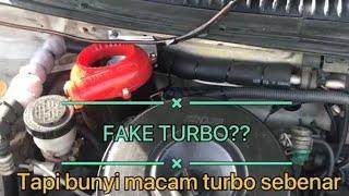 FAKE TURBO Paling GEMPAK | Bunyi Turbo Sebenar | KANCIL | SHOPEE REVIEW | RM50 | CARA PEMASANGAN