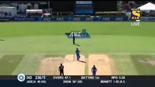 MS Dhoni 79 of 73 balls Highlights HD | India vs New Zealand | 4th odi 28 jan 2014