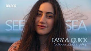 Best Outdoor Photography Lighting Setups | COLBOR CL60 and Powerbank