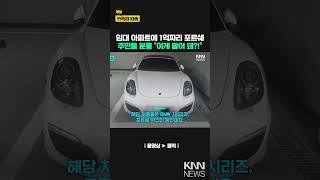 임대아파트에 1억 넘는 포르쉐·BMW 떡하니…주민들 분통 / KNN