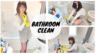 Clean With Me | Bathroom Clean | Kate Berry | Natural Sounds