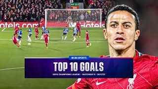 UCL Top 10 Goals of Matchday 5 - 2021/22 | CBS Sports Golazo