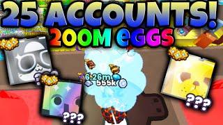 I Hatched The Elemental World With 25 ACCOUNTS For A WEEK STRAIGHT And Got ?!?-Pet Simulator 99