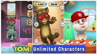 Talking Tom Unlimited Characters | Unlimited Dresses Talking Tom | WONDERFULL CARTOON SS