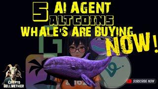 5 top Ai Agent Altcoins Whales are buying 2025 - AI16z, GRIFFAIN, AIXBT, ISLAND, VIRTUAL #aiagents