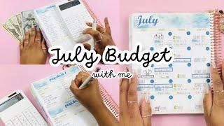 Monthly Reset | JULY COMPLETE BUDGET SETUP | How to Budget for Beginners | PERSONAL FINANCE BUDGET