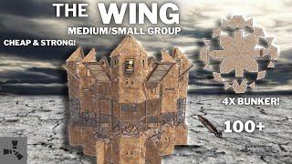 THE WING TUTORIAL•MEDIUM/SMALL GROUP BASE•4X BUNKER•OPEN CORE•MINI CHINA WALL•RUST BASEDESIGN 2023