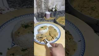 ستيك الدجاج بالكريمة مع الارز #شهيوات #ستيك #وصفات