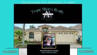 Spring Hill Florida Homes For Sale Realtor Heather McCullough