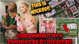 HIDE Your KIds NEW Ariana Grande Mattel WICKED Movie Dolls Promotes P*RN Website To Children !!!