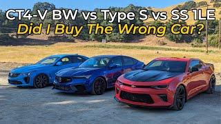 Integra Type S vs Camaro SS 1LE vs CT4-V Blackwing - Head to Head Review!