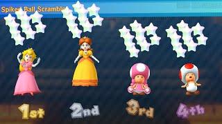 Mario Party 10 Chaos Castle - Toad vs Toadette vs Daisy vs Peach (Very Hard)