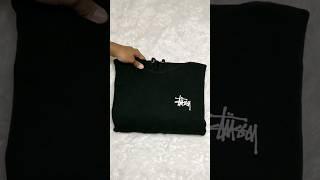 Stussy basic HD hoodie black