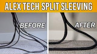 Cable Management Hack: Alex Tech Split Sleeving Cable Loom and Protector Review