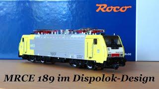 Christians Modellbahn präsentiert Roco 7520019 - MRCE 189 im gelb-silbernen Dispolok-Design