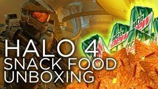 HALO 4 Limited Edition MTN DEW & DORITOS Unboxing! DO THE DEW! THE LOUDEST TASTE ON EARTH!