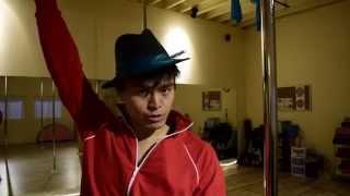 Doctor Ken's Pole Ninja Tutorials--The One Armed Hang (Spin Pole)