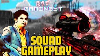 BGMI LIVE || SQUAD RUSH GAMEPLAY NEW UPDATE MAP ||  iPhone 15plus || @BS7 GAMINGYT