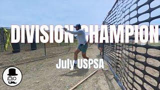 USPSA July - Open Division Champion